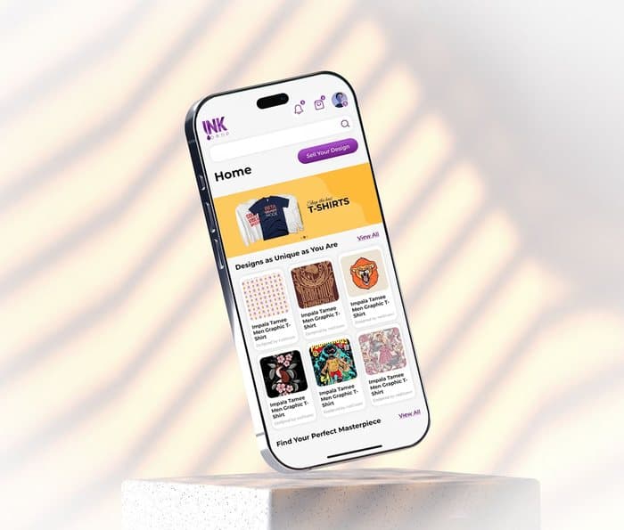 Marketplace app in daylight